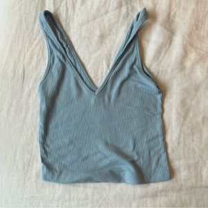 BP Blue V-neck Tank Top